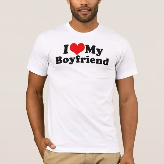 T-shirt J'aime ma Saint-Valentin d'ami (Devant)