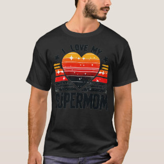 T-SHIRT J'AIME MA SUPERMOM 2