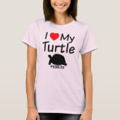 T-shirt J'Aime Ma Tortue (Devant)