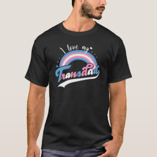 T-shirt J'Aime Ma Transdad LGBTQ Transgenre