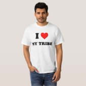 T-shirt J'aime ma tribu (Devant entier)
