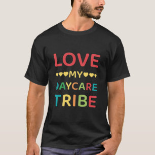 T-shirt J'aime ma tribu de garderie - Garderie