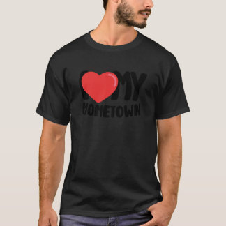T-shirt J'aime ma ville natale