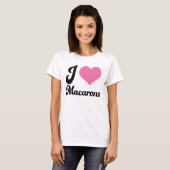T-shirt J'aime Macarons (Devant entier)