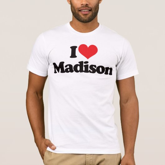 T-shirt J'aime Madison (Devant)