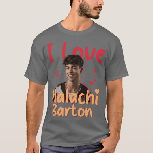 T-shirt J'aime Malachi Barton ami garçon (Devant)
