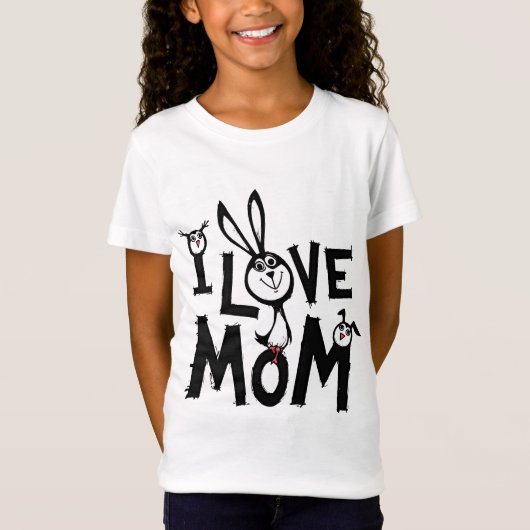 T-Shirt J'aime maman (Devant)