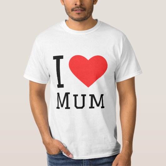 T-shirt J'aime maman (Devant)