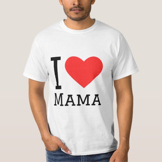 T-shirt J'aime maman (Devant)