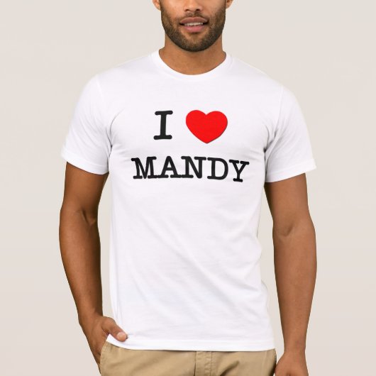 T-shirt J'aime Mandy (Devant)