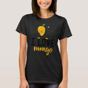 T-shirt J'Aime Mango Sweet Dabbing Funny Mango Fruit Amour