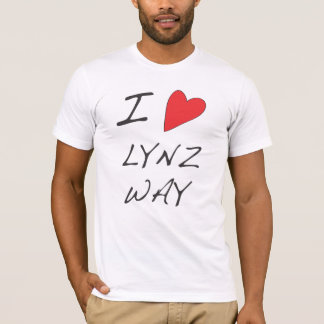 T-SHIRT J'AIME… MANIÈRE DE LYNZ - PIÈCE EN T