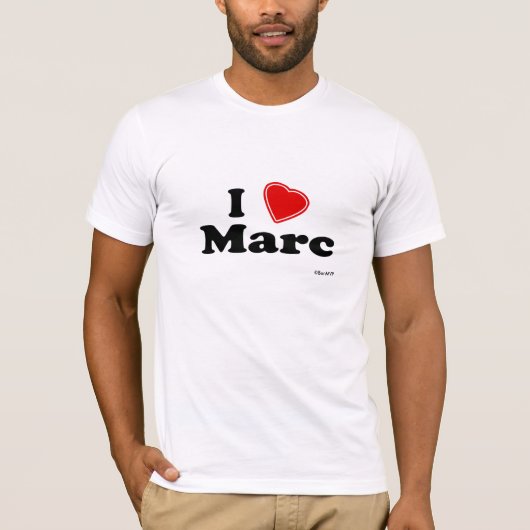 T-shirt J'aime Marc (Devant)