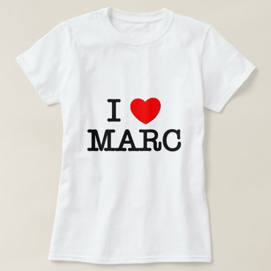 T-shirt J'aime Marc (Design devant)