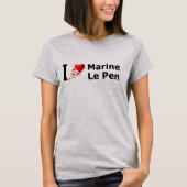 T-shirt J'aime Marine Le Pen (Devant)