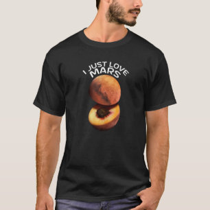 T-shirt J'Aime Mars Pour Astronome Red Planet