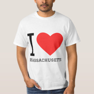 T-shirt J'aime Massachusetts