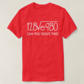 T-SHIRT J'AIME MATH 6 (Design devant)