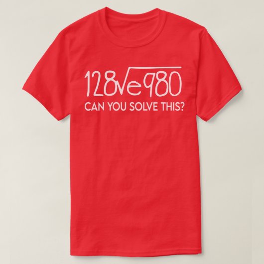 T-SHIRT J'AIME MATH 6 (Design devant)