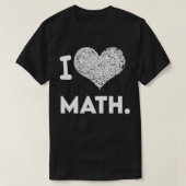 T-SHIRT J'AIME MATH 8 (Design devant)