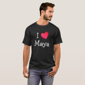 T-shirt J'aime Maya (Devant entier)