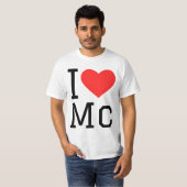 T-shirt J'aime Mc (Devant entier)