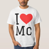 T-shirt J'aime Mc (Devant)