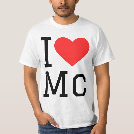 T-shirt J'aime Mc (Devant)