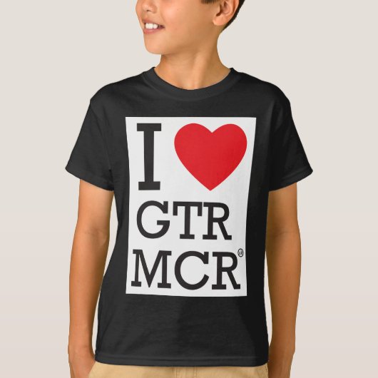 T-SHIRT J'AIME MCR GTR (Devant)