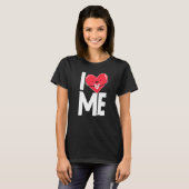 T-shirt J'Aime Me Coeur Moi-Même Amour (Devant entier)