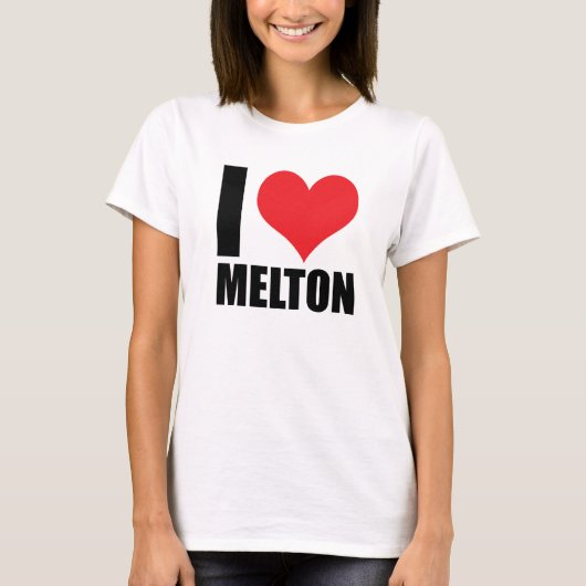 T-shirt J'aime Melton (Devant)