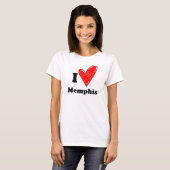 T-shirt J'aime Memphis (Devant entier)