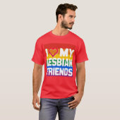 T-shirt J'AIME MES AMIS LESBIENS - -.png (Devant entier)