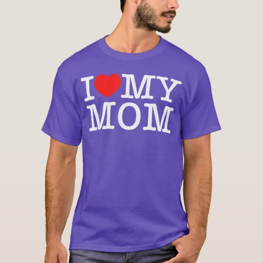 T-shirt J'aime mes amis maman (Devant)