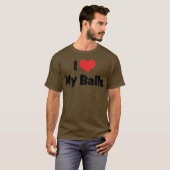 T-shirt J'aime Mes Boules (Devant entier)