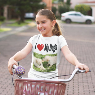 T-Shirt J'aime mes chiens photo