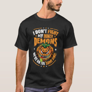 T-shirt J'Aime Mes Démons Intérieurs Humour gothique_3