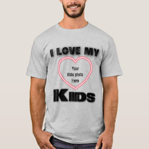 T-shirt J'aime mes enfants t-shirt, chemises d'amour, femm