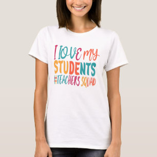 T-SHIRT J'AIME MES ÉTUDIANTS.