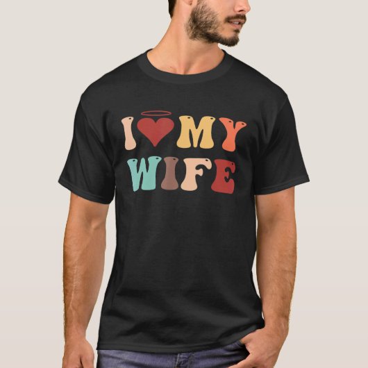 T-shirt J'Aime Mes Femmes Graphiques Hommes (Devant)