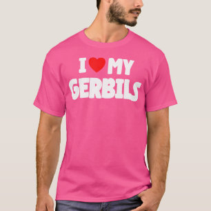 T-shirt J'Aime Mes Gerbils