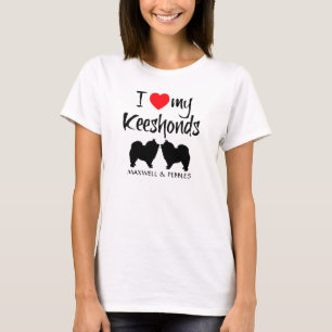 T-shirt J'Aime Mes Keeshones