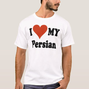 T-shirt J'aime mes marchandises de chat persan