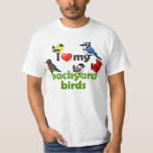 T-shirt J'Aime Mes Oiseaux Jardins (Devant)