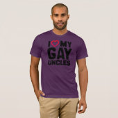 T-SHIRT J'AIME MES ONCLES GAYS (Devant entier)