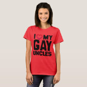 T-SHIRT J'AIME MES ONCLES GAYS (Devant entier)