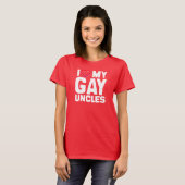 T-SHIRT J'AIME MES ONCLES GAYS (Devant entier)