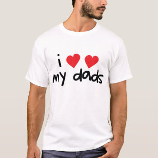 T-shirt J'aime mes papas