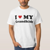 T-shirt J'Aime Mes Petits-Enfants (Devant)