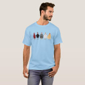 T-shirt J'aime mes poules plus que quiconque (Devant entier)